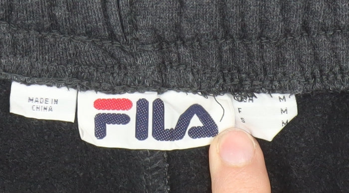FILA Men's Black Regular Fit Sweatpants M
