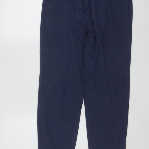 Puma Men's Blue Jogger Sweatpants M Cotton Blend Activewear