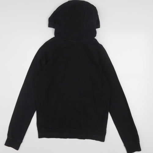 Nike Womens Black XS Pullover Hoodie Sweatshirt Cotton Blend