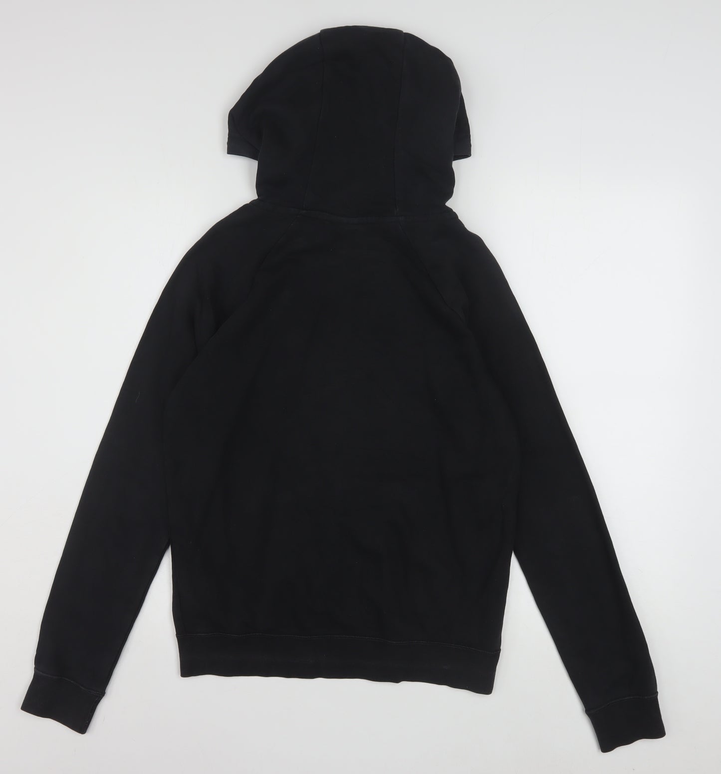 Nike Womens Black XS Pullover Hoodie Sweatshirt Cotton Blend