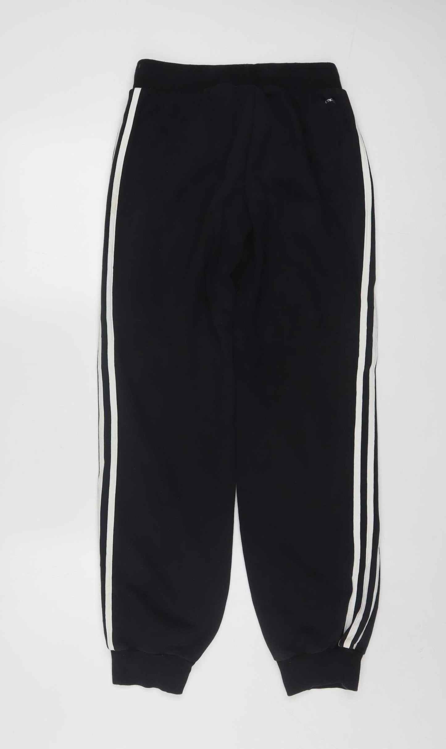 Adidas Women’s Black XS Jogger Trousers with Side Stripes