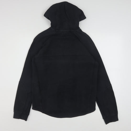 Puma Boys Black Full Zip Hoodie 15-16 Years Sports Logo Jacket