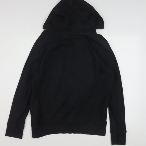 Levi's Men's Black Pullover Hoodie Small Classic Logo Cotton