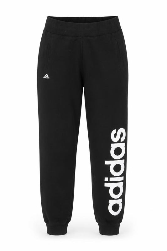 Adidas Women Black Jogger Trousers S Sport Essentials Climalite