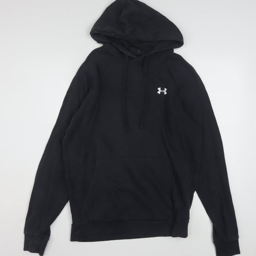 Under Armour Men's Black Pullover Hoodie Small Relaxed Fit Sportswear