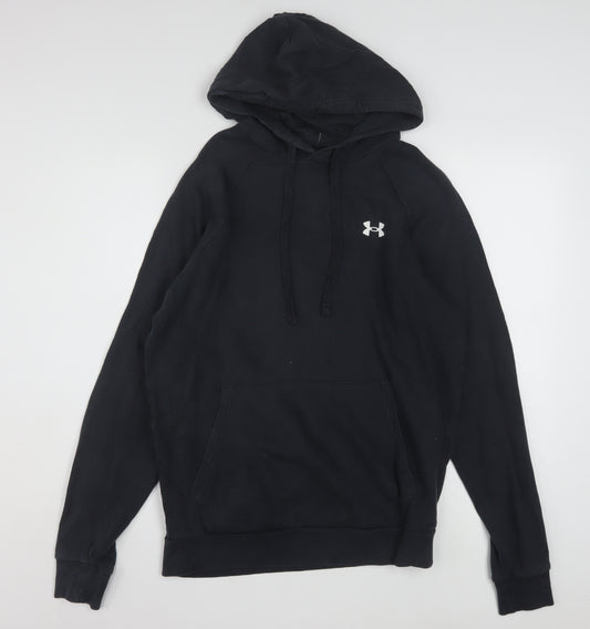 Under Armour Men's Black Pullover Hoodie Small Relaxed Fit Sportswear