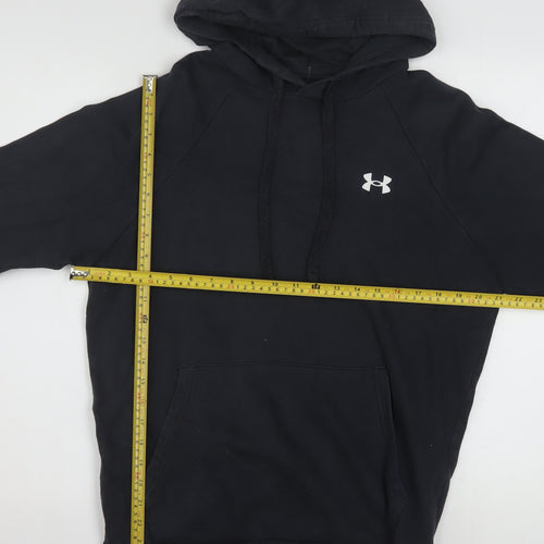 Under Armour Men's Black Pullover Hoodie Small Relaxed Fit Sportswear