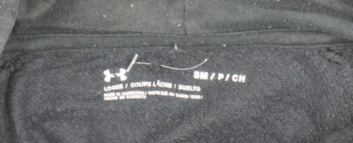 Under Armour Men's Black Pullover Hoodie Small Relaxed Fit Sportswear