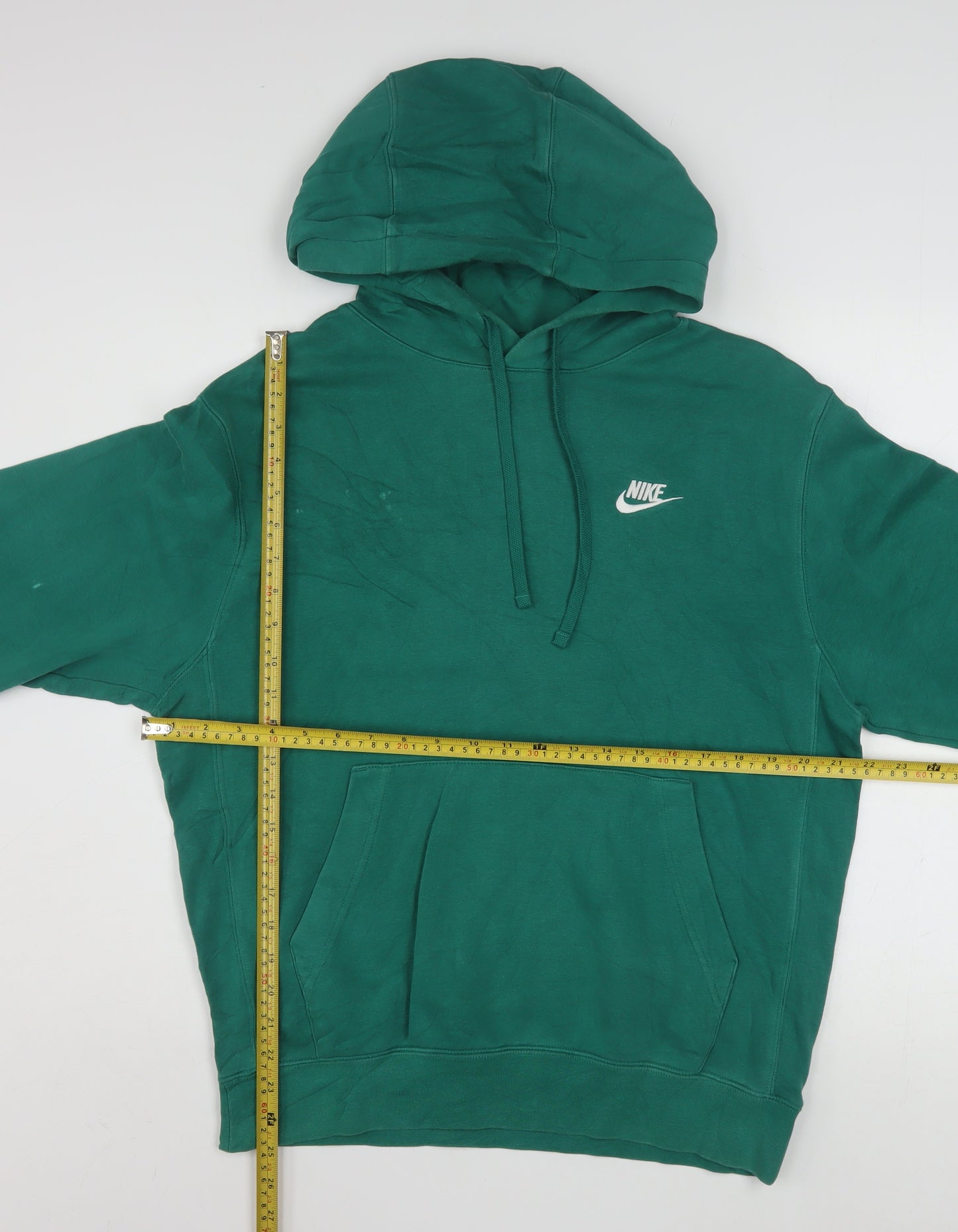 Nike Men's Green Pullover Hoodie Small Cotton Sportswear