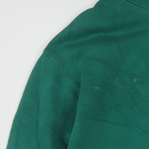 Nike Men's Green Pullover Hoodie Small Cotton Sportswear