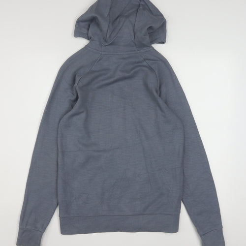 Nike Men's Grey XS Full Zip Hoodie Lightweight Cotton Blend