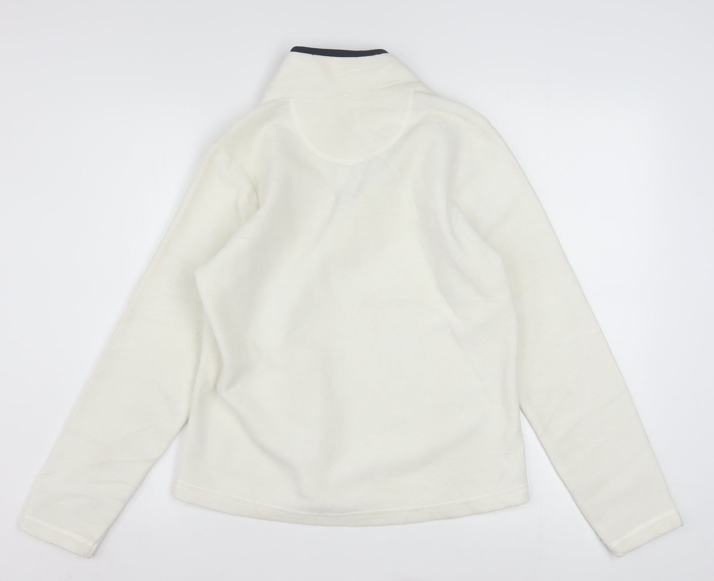 Ellesse Womens White Fleece Pullover Sweatshirt Size 12