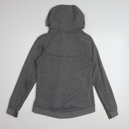 Nike Women’s Grey Full Zip Hoodie Small Hooded Sportswear