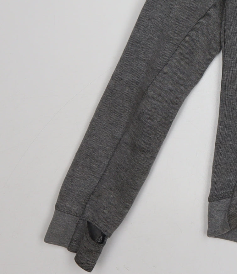 Nike Women’s Grey Full Zip Hoodie Small Hooded Sportswear