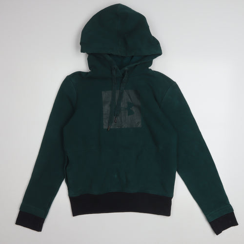 Under Armour Women’s Green XS Pullover Hoodie with Logo Print