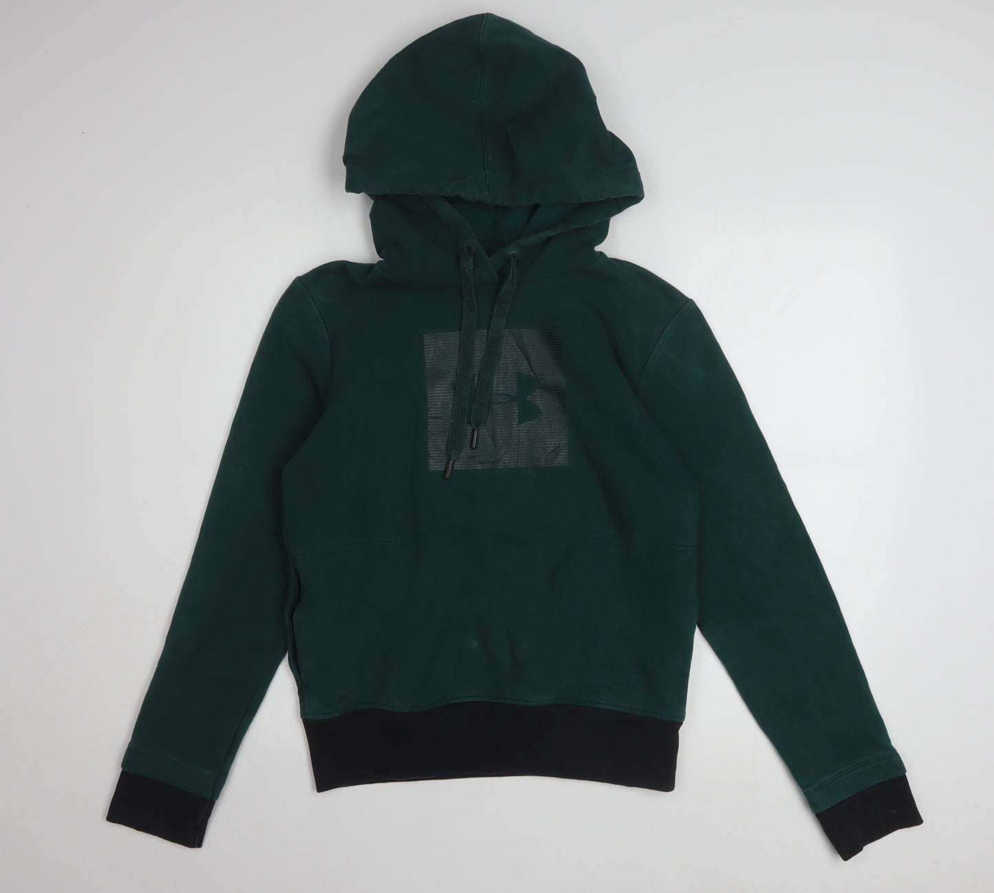 Under Armour Women’s Green XS Pullover Hoodie with Logo Print