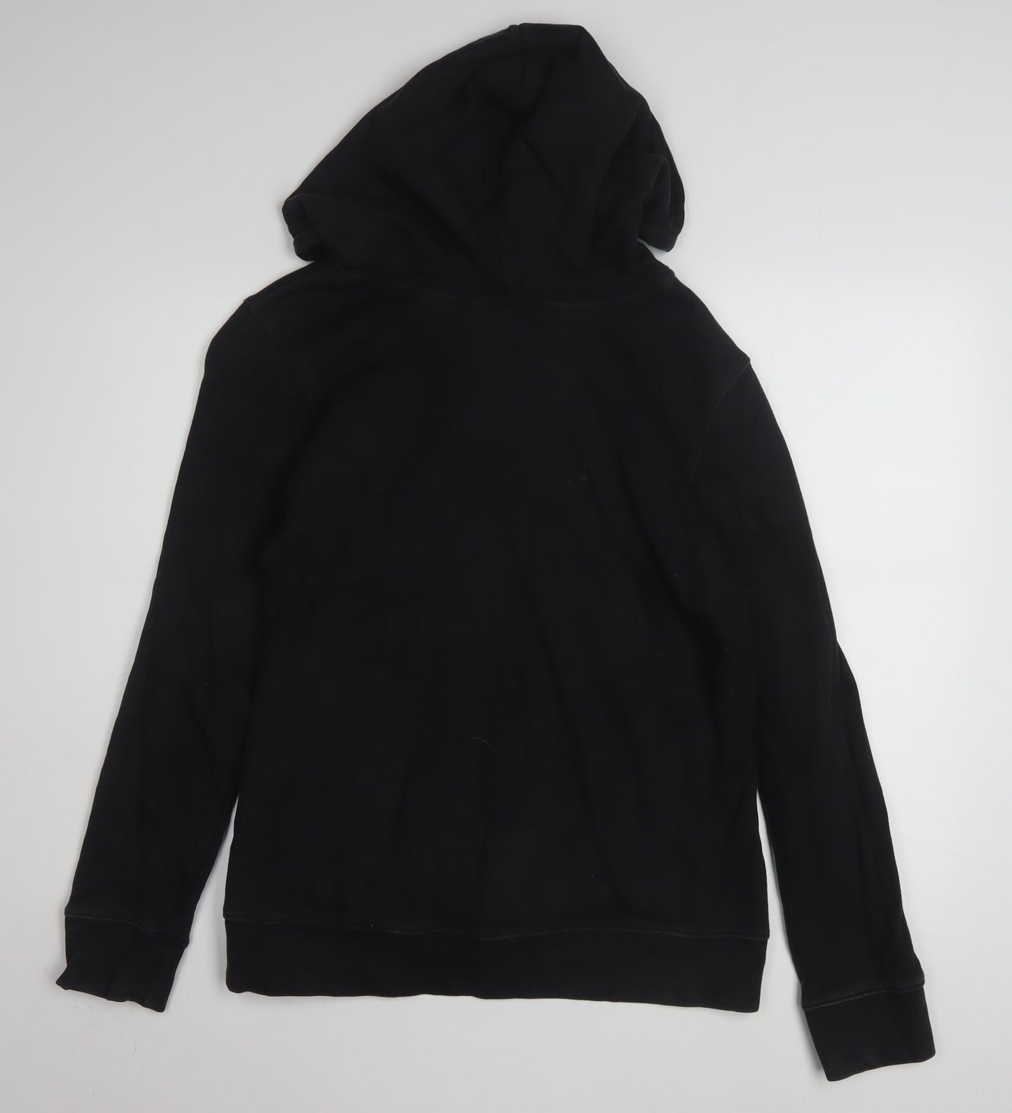 Adidas Womens Black Hoodie Size 10 Pullover Hooded Sweatshirt