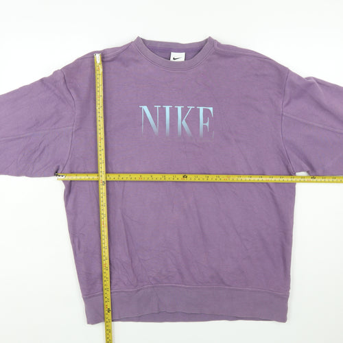Nike Womens Purple Dri-Fit Pullover Sweatshirt Size S