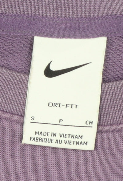 Nike Womens Purple Dri-Fit Pullover Sweatshirt Size S