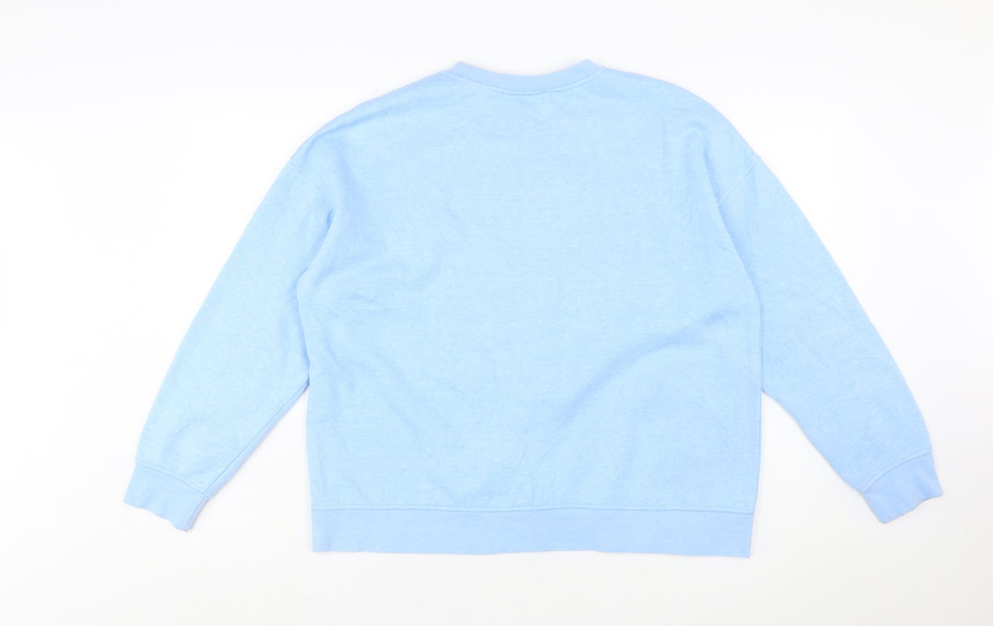 Disney Women Blue Mickey Mouse Pullover Sweatshirt Size M 12/14