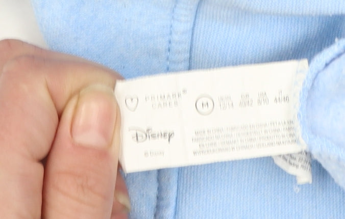 Disney Women Blue Mickey Mouse Pullover Sweatshirt Size M 12/14