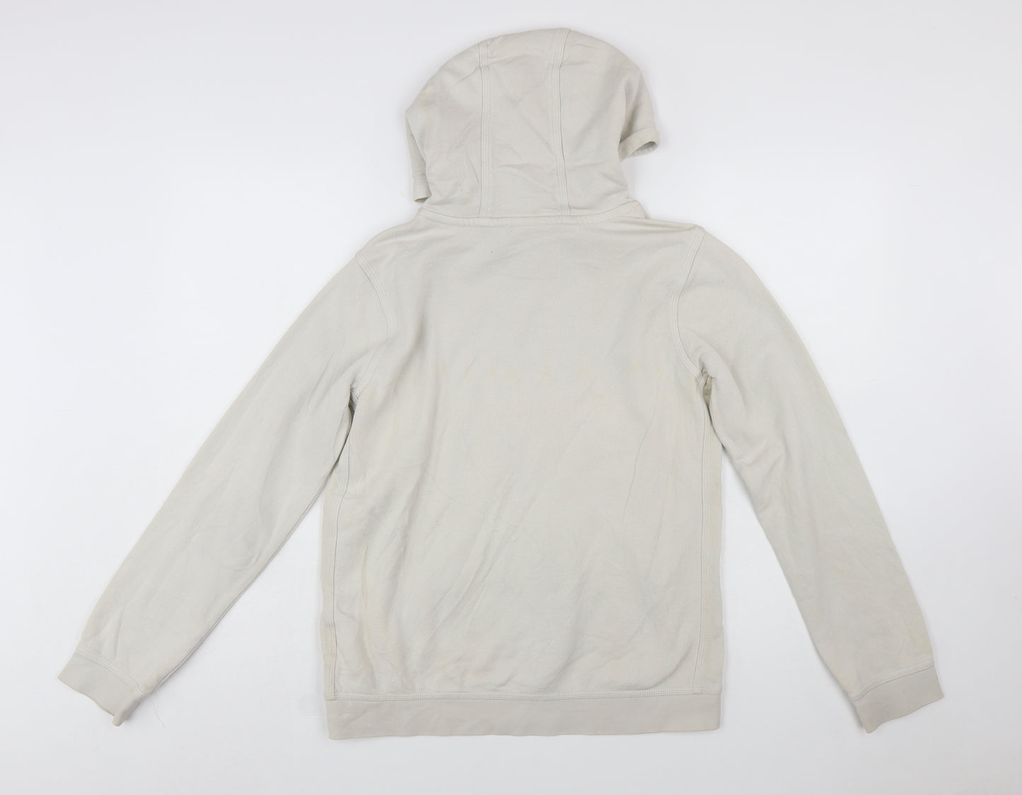 Nike Boys Beige Pullover Hoodie XL (158-170cm) Fleece Cotton Blend