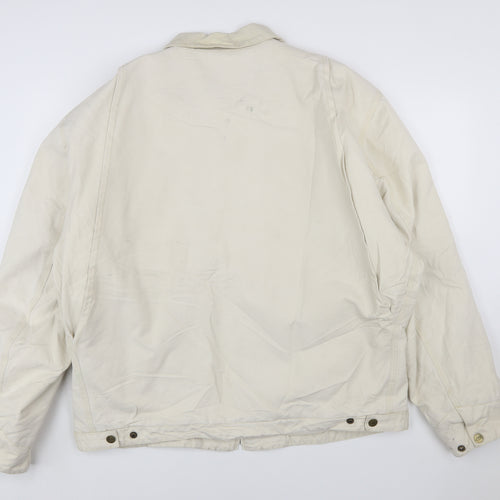 G-Star Men's Beige 2XL Full Zip Cotton Casual Jacket