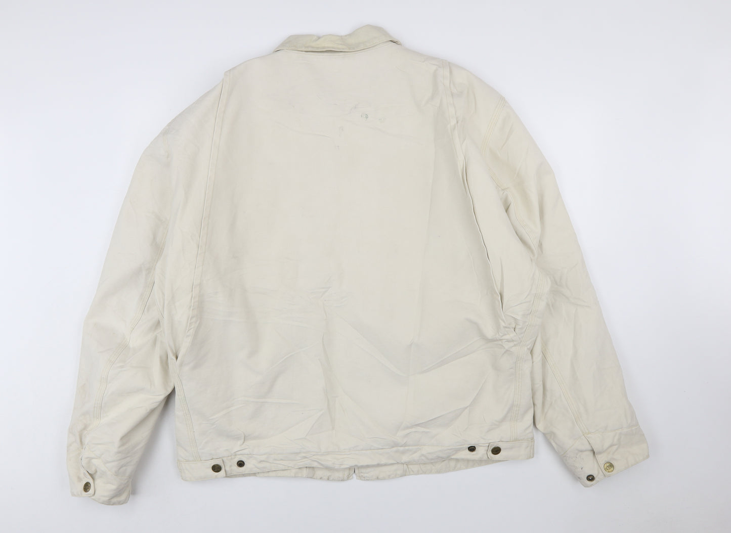 G-Star Men's Beige 2XL Full Zip Cotton Casual Jacket