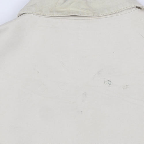 G-Star Men's Beige 2XL Full Zip Cotton Casual Jacket