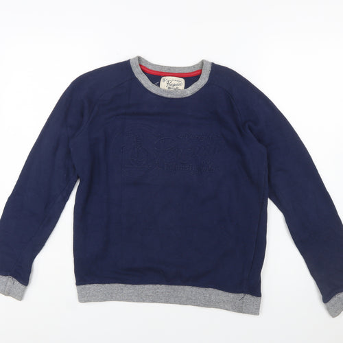 Penguin by Munsingwear Boys Blue Pullover Sweatshirt 14-15 Years Regular Fit