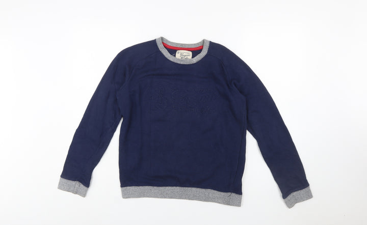 Penguin by Munsingwear Boys Blue Pullover Sweatshirt 14-15 Years Regular Fit