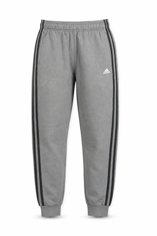 Adidas Boys Grey Jogger Trousers 14 Years Regular Fit Sportswear