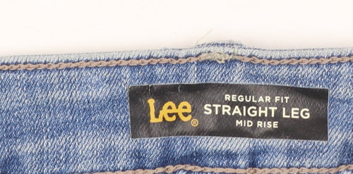 Lee Women’s Light Blue Straight Leg Mid Rise Jeans Size 16S