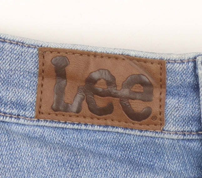 Lee Women’s Light Blue Straight Leg Mid Rise Jeans Size 16S