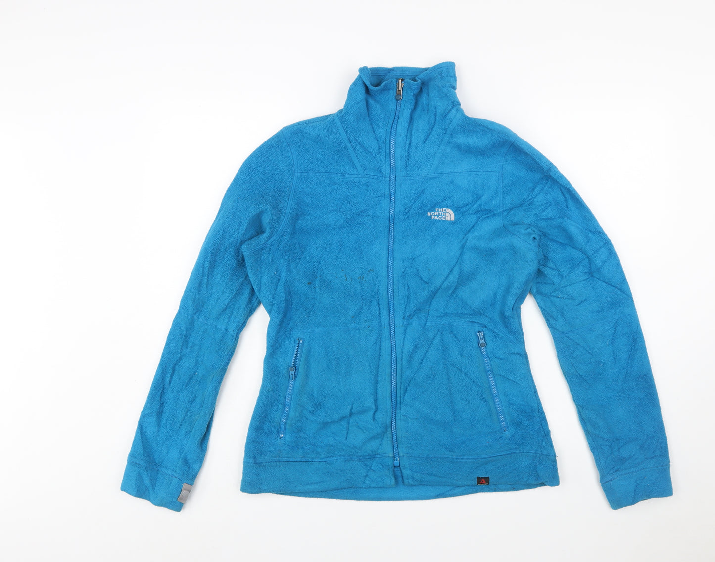 The North Face Women Blue Fleece Full Zip Jacket Size M Outdoor Layer
