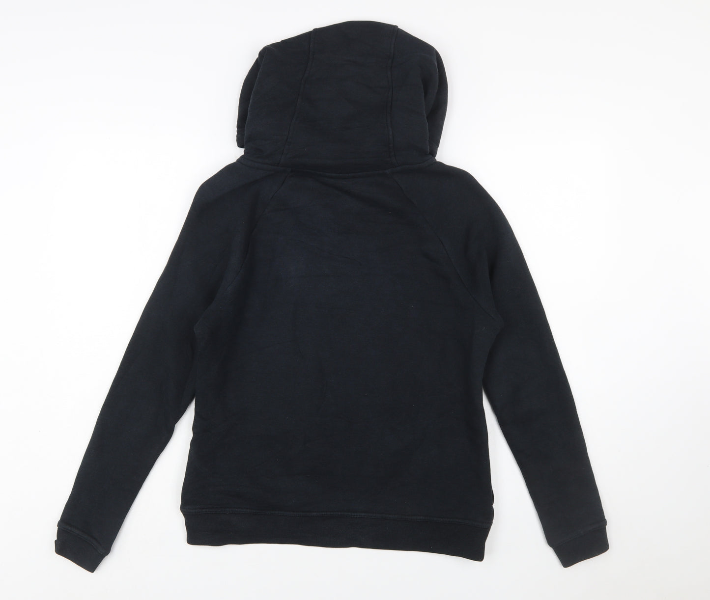 Nike Womens Black XS Pullover Hoodie with Logo Print