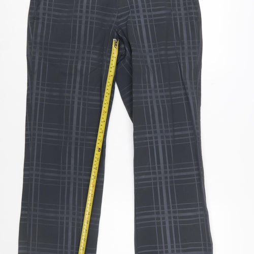 Under Armour Men’s Grey Check Chino Golf Trousers 32x30 Stretch