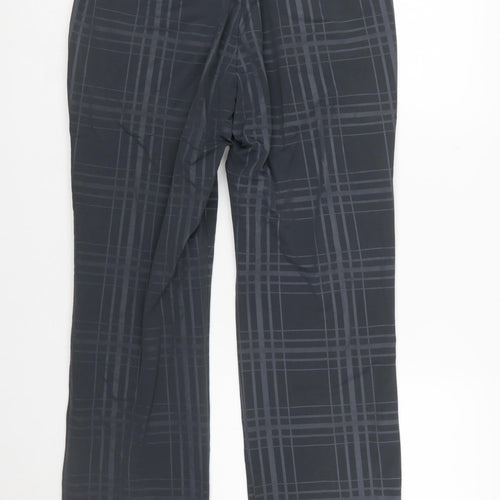 Under Armour Men’s Grey Check Chino Golf Trousers 32x30 Stretch