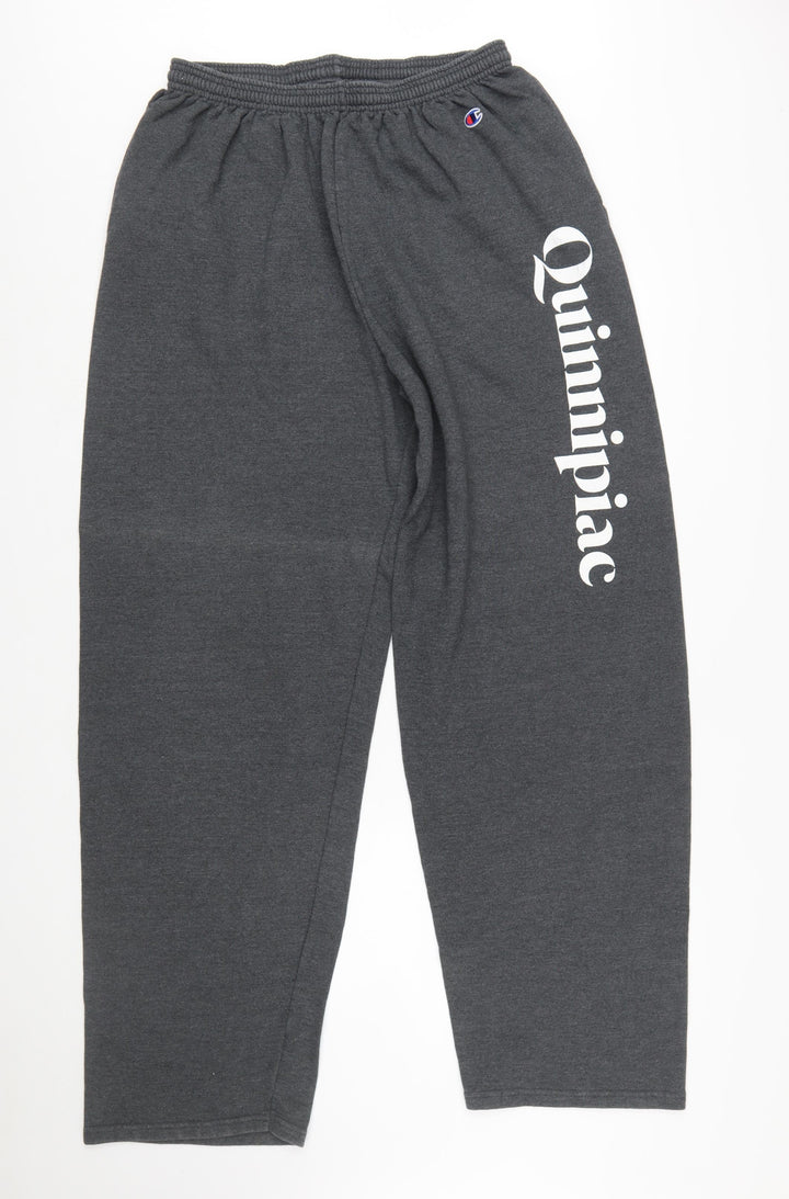 Champion Men's Grey XL Sweatpants with Quinnipiac Logo