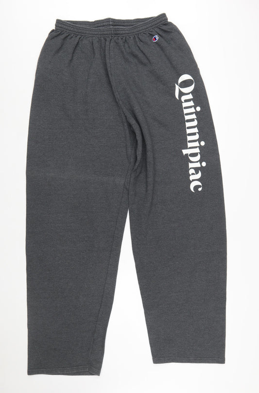 Champion Men's Grey XL Sweatpants with Quinnipiac Logo