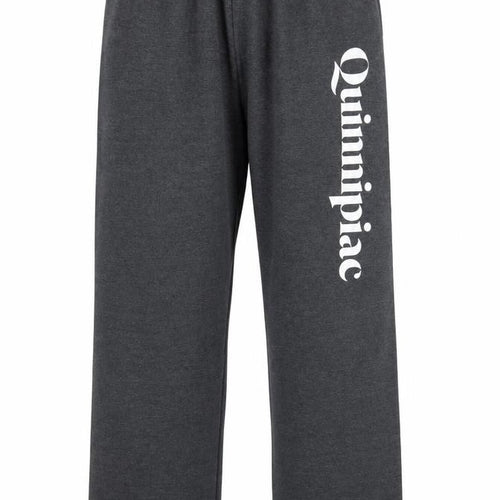 Champion Men's Grey XL Sweatpants with Quinnipiac Logo