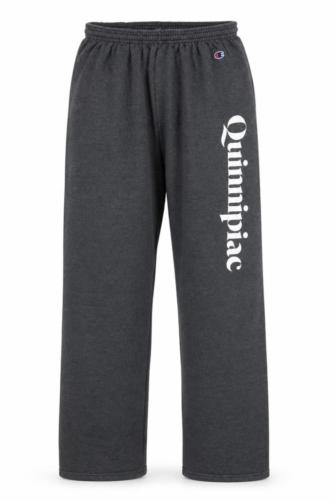 Champion Men's Grey XL Sweatpants with Quinnipiac Logo