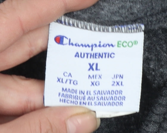 Champion Men's Grey XL Sweatpants with Quinnipiac Logo