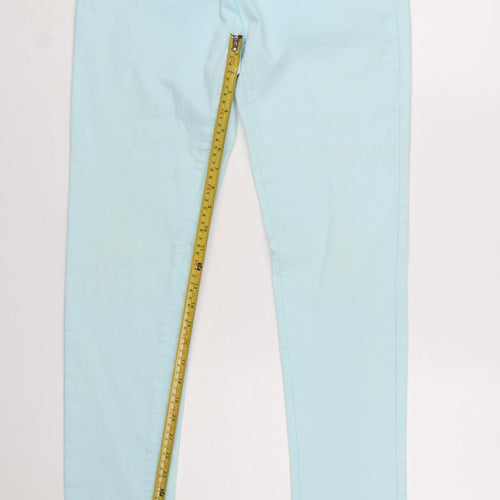 Easy Wear Women’s Blue Skinny Jeans Size 14 Regular Denim Stretch