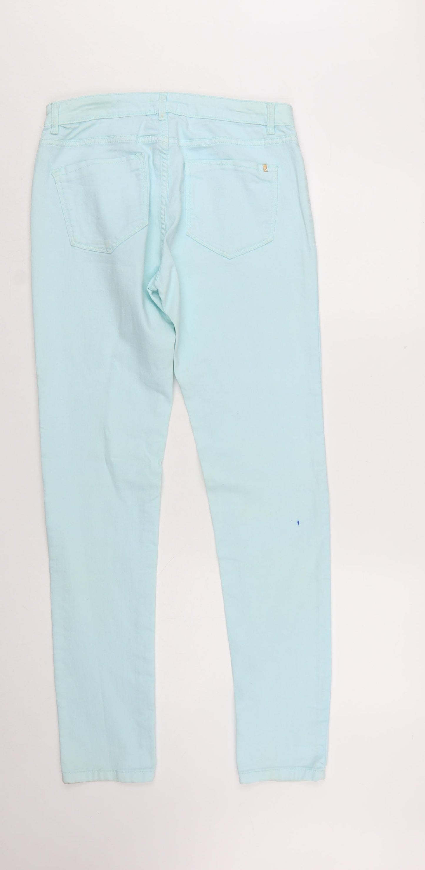 Easy Wear Women’s Blue Skinny Jeans Size 14 Regular Denim Stretch