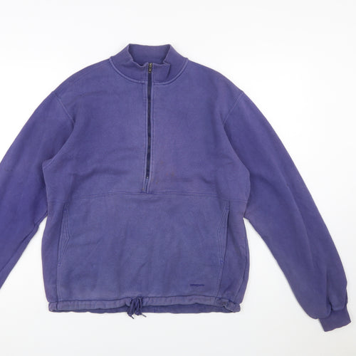 Patagonia Boys Purple 14 Years Fleece 1/2 Zip Pullover Sweatshirt