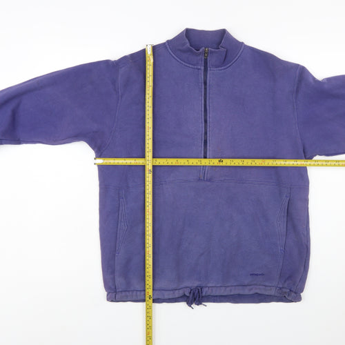 Patagonia Boys Purple 14 Years Fleece 1/2 Zip Pullover Sweatshirt