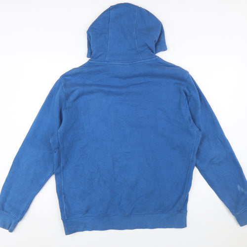 Nike Men Blue Pullover Hoodie M Regular Fit Fleece Sportswear