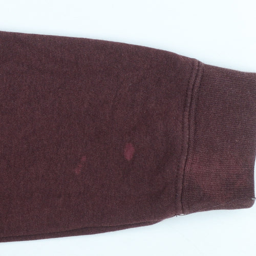Nike Women’s Burgundy Crew Neck Sweatshirt Size S Logo Print