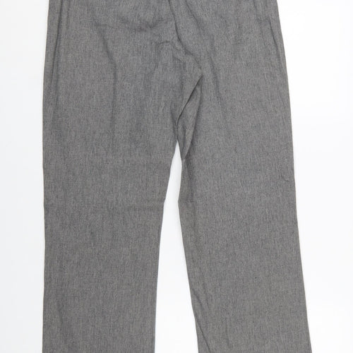 Lee Women's Grey Stretch Chino Trousers Size 10 Regular Fit